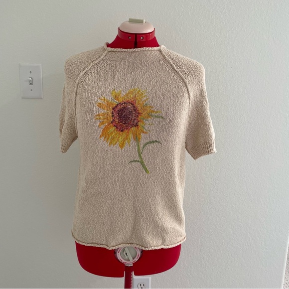 Pilcro Cream Knit Sweater - Picture 1 of 4